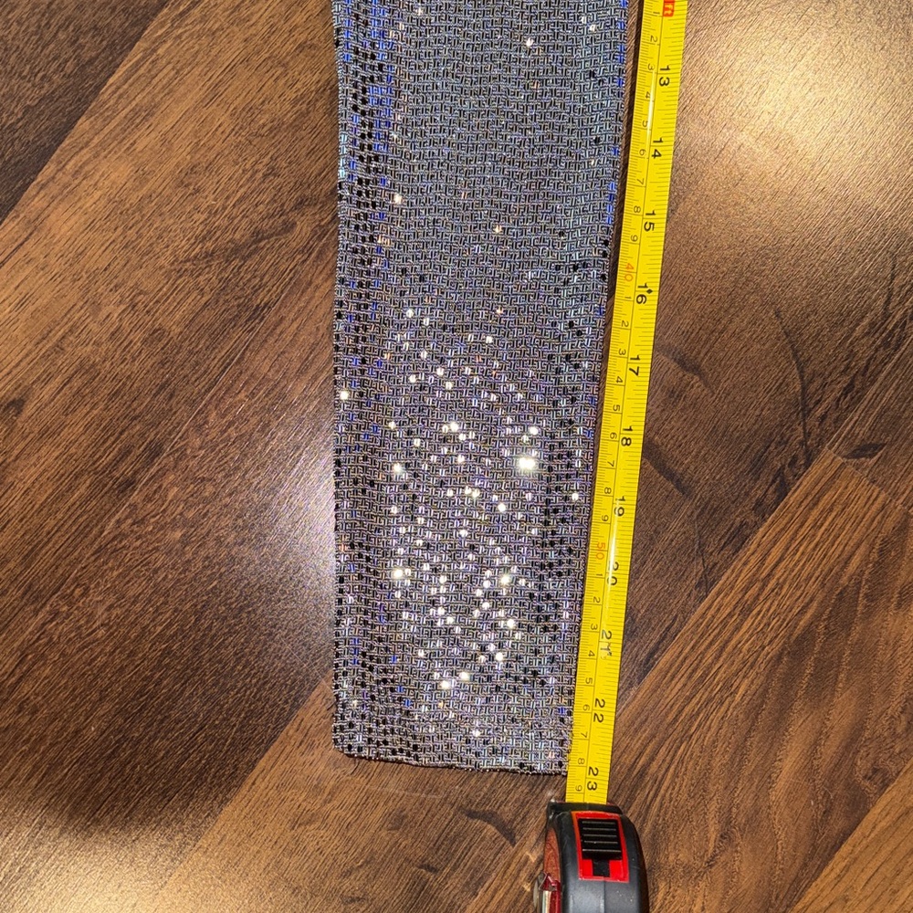 Love Culture Sparkling Silver Sequin Cropped Jacket / Cardigan (small, see ad) - Picture 11 of 14